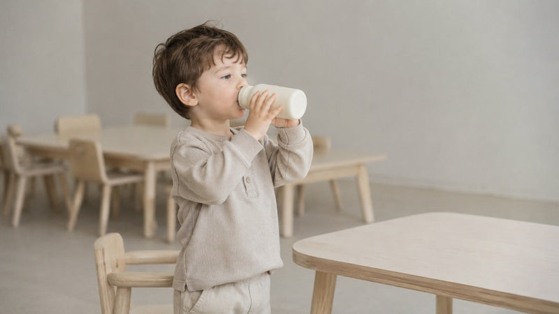 Apprendre a un enfant a boire regulierement a l'ecole