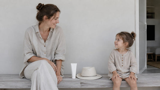 Appliquer correctement la creme solaire a un enfant