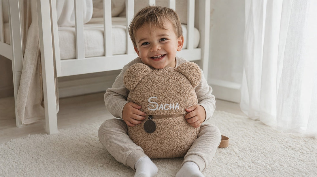 Sac à dos enfant personnalisé avec prénom brodé pour la maternelle