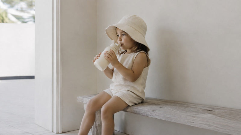 Prevenir la deshydratation chez un enfant en ete