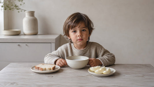 Petit-dejeuner equilibre pour un enfant avant la maternelle