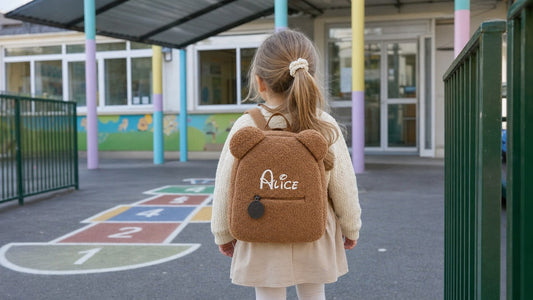 Sac à dos maternelle personnalisé avec prénom brodé pour la rentrée