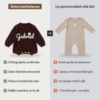 Notre barboteuse face au personnalise vite fait, a motif colle