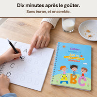 Un enfant qui trace après le goûter, sans écran