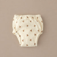 Culotte d'apprentissage, motif coeurs