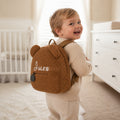 Sac à dos ours en peluche personnalisé, prénom brodé main