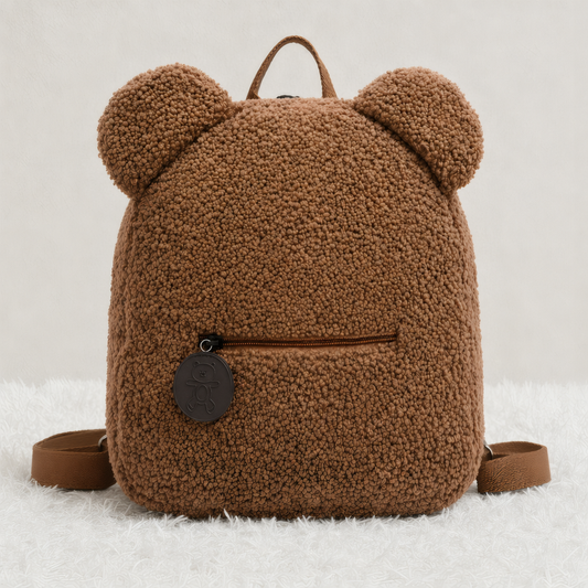 Sac à dos Marron — prénom brodé personnalisable
