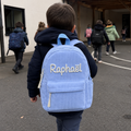 Sac à dos personnalisé en velours côtelé