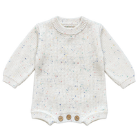 Barboteuse en maille, coloris Blanc