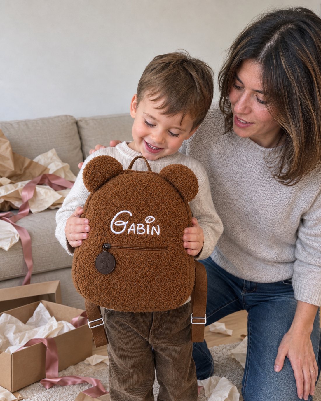 Le cadeau qu'il ne lâche plus.
